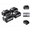 Image de Makita accu set 4x BL 4040 40 V max. 4,0 Ah XGT Li-Ion accu ( 4x 191B26-6 ) IP64 beschermingsklasse met LED-indicator