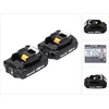 Image de Makita accu-powerset 18 V met 2x BL 1820 B accu 2,0 Ah ( 2x 197254-9 )