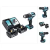 Image de Makita DHP 487 RT accu-klopboormachine 18 V 40 Nm borstelloos + 2x accu 5,0 Ah + oplader