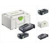 Image de Festool energieset 1x BP 18 Li 3,0 C accu 18 V 3,0 Ah / 3000 mAh Li-Ion ( 577658 ) + TCL 6 oplader ( 201135 ) + Systainer
