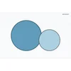 Image de Geberit Sigma 01 Bedieningsplaat Bambini 24,6x1,3x16,4 cm Wit/Oceaanblauw/Lichtblauw