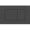 Image de Geberit Sigma40 bedieningsplaat - 2-toets spoeling - extra dun - vierkante knoppen - RVS - easy to clean - mat zwart