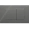 Image de Geberit Sigma40 bedieningsplaat - 2-toets spoeling - extra dun - vierkante knoppen - glas - lava (grijs)