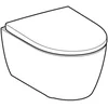 Image de Geberit Icon pack wandcloset 49cm turboflush met zitting mat wit