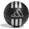 Image de adidas 3-Stripes Rubber Mini - basketbal - zwart
