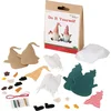 Image de DIY-set om zelf decoraties te maken, 2 kabouters, 15 cm