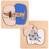 Image de Lässig Houten Puzzel Set - Little Mateys - Hond/Vogel - FSC Hout
