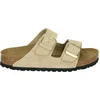 Image de Birkenstock ARIZONA SUEDE SANDCASTLE - Dames slippers - Kleur: Wit/beige - Maat: 39