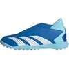 Image de adidas Performance Predator Accuracy.3 Veterloze Turf Voetbalschoenen - Kinderen - Blauw- 38