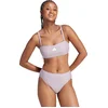 Image de adidas Sportswear Iconisea Veelzijdig Bandeau Bikinitopje - Dames - Paars- 40