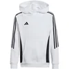 Image de adidas Tiro 24 Hooded Sweat Hoodie Kinderen Wit - Maat 128cm