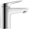 Image de Duravit Wave Wastafelmengkraan - s-size - eengreeps - zonder waste - voorsprong 9.5cm - chroom hoogglans