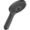 Image de Duravit Handdouche 3 Standen Click! MinusFlow   Douchekop Ø120 mm   Waterbesparend   EasyClean   Zwart Mat