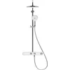 Image de Duravit Regendouche Systeem Shelf 1050   Thermostatisch   3 Straalsoorten   Met Planchet   Chroom/Wit Hoogglans