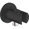 Image de GROHE QuickFix Vitalio Universal wandaansluiting met afvoerbocht en wandhouder voor handdouches - Matte Black