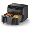 Image de Rachs KOCHWERK heteluchtfriteuse dubbele mand 2x 3.5l - zwart | Airfryer Oven Heteluchtoven