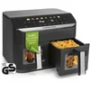Image de GOURMETmaxx AirGenius heteluchtfriteuse 9L met 2x4,5L kamers en 8 programma’s   geschikt voor 8 personen   touchscreen bediening