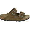 Image de birkenstock - ARIZONA SOFT FOOTBED SUEDE - Dames slippers - Kleur: Bruin - Maat: 39