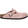 Image de Birkenstock Boston Suede dames clog - Roze - Maat 40