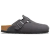 Image de Birkenstock - Boston Suède Charcoal - Maat 39