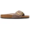 Image de Birkenstock Slippers Madrid Big Buckle 1032935 Python Gray Taupe Smal