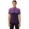 Image de Vaude Bike Matera Full Zip Korte Mouw Wielertrui Paars 38 Vrouw