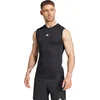 Image de Adidas Performance Techfit Compression Training Mouwloos Shirt - Heren - Zwart