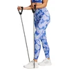 Image de Adidas Performance Optime Essentials Allover Print Flower Tie-Dye Legging - Dames - Blauw