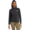 Image de adidas TERREX Terrex Multi Climacool Longsleeve met Halflange Rits - Dames - Zwart