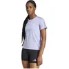 Image de Adidas Own The Run 3 Stripes T-shirt Met Korte Mouwen Paars XS Vrouw
