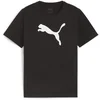 Image de Puma Kinder Shirt TeamRISE Logo Jersey Cotton Jr 658707 Puma Black-Puma White-176
