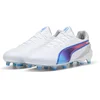 Image de Puma Fußballschuhe Low King Ultimate FG/AG 107809 Puma White-Bluemazing-Flat Light Gray-Sunset Glow-41