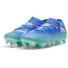 Image de Puma Fußballschuhe Low Future 7 Ultimate Low FG/AG 107919 Bluemazing-Puma White-Electric Peppermint-40
