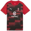 Image de Puma Ac Milan 24/25 Voor De Wedstrijd Korte Mouw T-shirt Junior Rood 7-8 Years Jongens,Meisjes