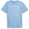 Image de Puma Manchester City Fc 24/25 Voor De Wedstrijd T-shirt Met Korte Mouwen Blauw L Man,Vrouw