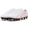 Image de Puma voetbalschoenen Vitoria FG/AG - wit/rood - synthetisch leer.