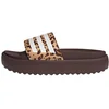 Image de adidas Sportswear adilette Platform Badslippers - Dames - Bruin