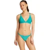 Image de adidas Sportswear Iconisea Ribbed Padded Triangle Bikinitopje - Dames - Groen