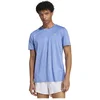 Image de Adidas Own The Run Melange T-shirt Met Korte Mouwen Blauw XL Man