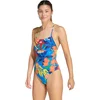 Image de Adidas Sportswear Mexicana Florals Tie-Back Badpak - Dames - Blauw