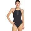 Image de Adidas Performance 3-Stripes High Neck 2-Way Straps Peachsoft Badpak - Dames - Zwart