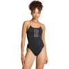 Image de Adidas Performance Ripstream 3-Stripes Tie-Back Badpak - Dames - Zwart