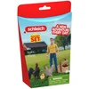 Image de Schleich Farm World speelset eieren zoeken met kippen en kuiken.