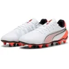 Image de Puma King Match Fg/ag Voetbalschoenen Voor Kinderen Wit EU 34 1/2