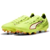 Image de PUMA ULTRA 6 MATCH FG/AG Unisex Sportschoenen - Yellow Alert-PUMA Black-Glowing Red-Lime Squeeze