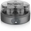 Image de Severin JG 3510 Yoghurtmaker   7x150 ml   Zelf Yoghurt Maken   Zwart/Inox
