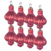 Image de BRILLANT - Kerstballen set van 8 - Rood - Glas