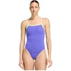 Image de Adidas Performance Zwempak Met V-Rug En Dunne Bandjes - Dames - Paars
