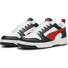 Image de PUMA Rebound v6 Low Unisex Sneakers - PUMA White-For All Time Red-PUMA Black