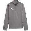 Image de Puma Kinder Shirt TeamGoal Training 1/4 Zip Top Jr 658632 Cast Iron-Puma White-Shadow Gray-140